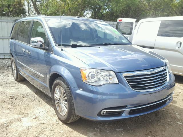 2A4RR6DG8BR766262 - 2011 CHRYSLER TOWN & COU BLUE photo 1