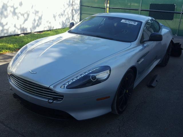 SCFFDAEM1FGA16101 - 2015 ASTON MARTIN DB9 SILVER photo 2