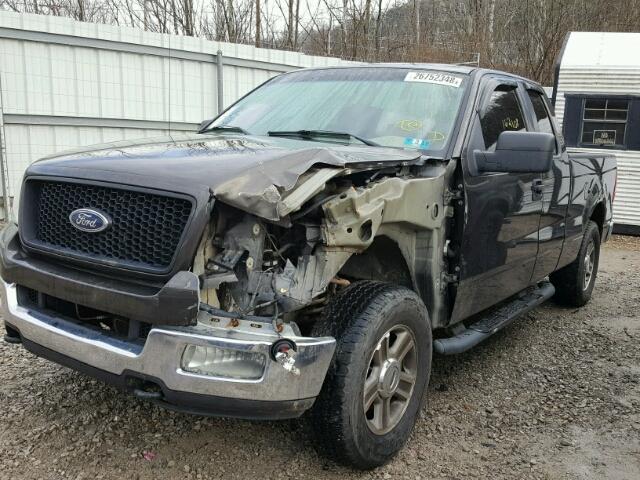 1FTPX14515FB61063 - 2005 FORD F150 GRAY photo 9