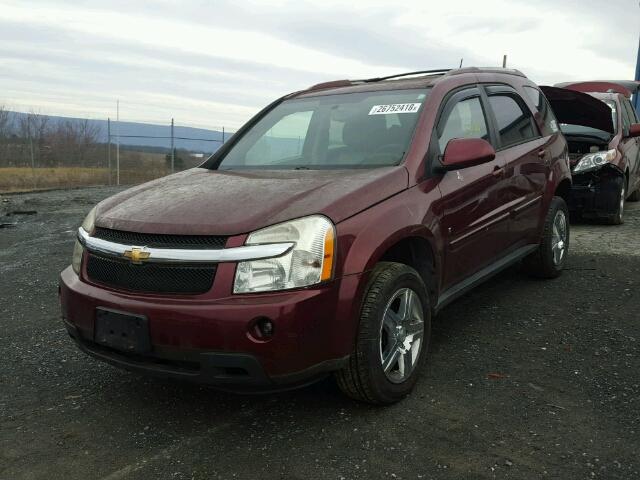 2CNDL73F176096672 - 2007 CHEVROLET EQUINOX LT MAROON photo 2