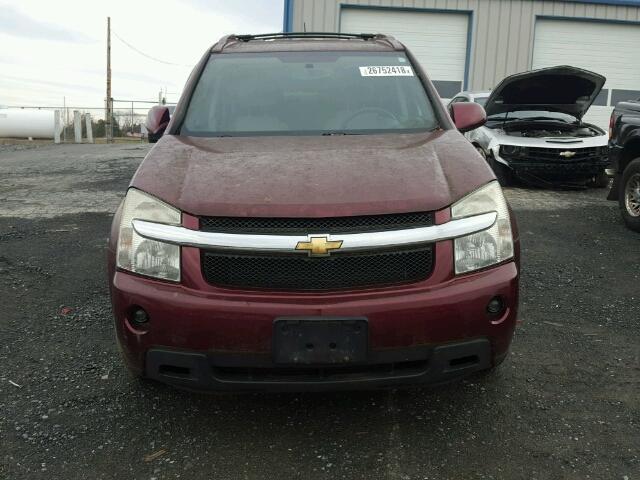 2CNDL73F176096672 - 2007 CHEVROLET EQUINOX LT MAROON photo 9