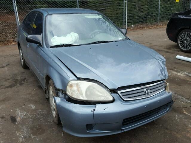 2HGEJ6618YH530781 - 2000 HONDA CIVIC BASE BLUE photo 1