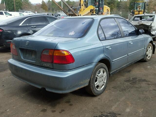 2HGEJ6618YH530781 - 2000 HONDA CIVIC BASE BLUE photo 4