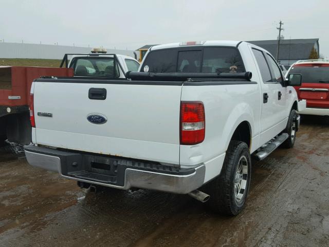 1FTPW14576FB29870 - 2006 FORD F150 SUPER WHITE photo 4