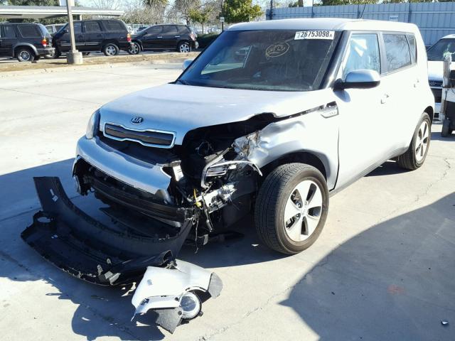 KNDJP3A54G7859394 - 2016 KIA SOUL + SILVER photo 2