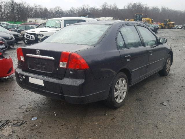 2HGES26753H520194 - 2003 HONDA CIVIC EX შავი ფოტო 4