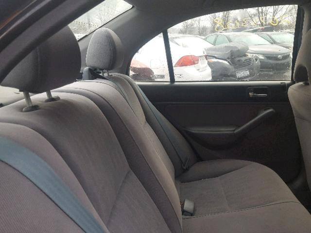 2HGES26753H520194 - 2003 HONDA CIVIC EX შავი ფოტო 6