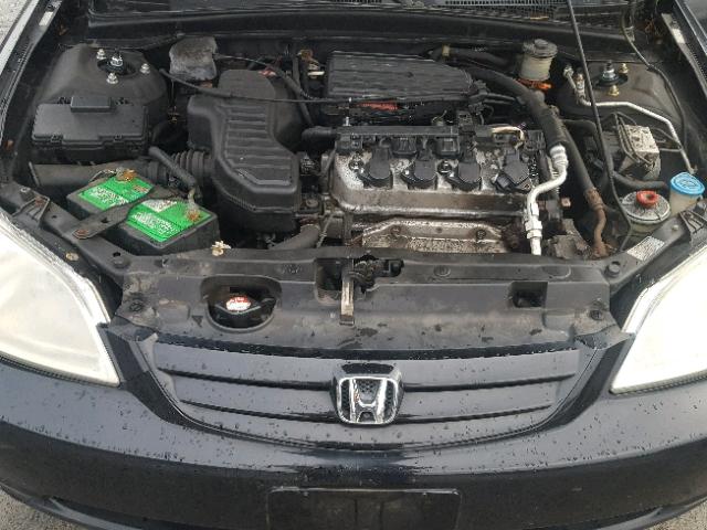2HGES26753H520194 - 2003 HONDA CIVIC EX შავი ფოტო 7