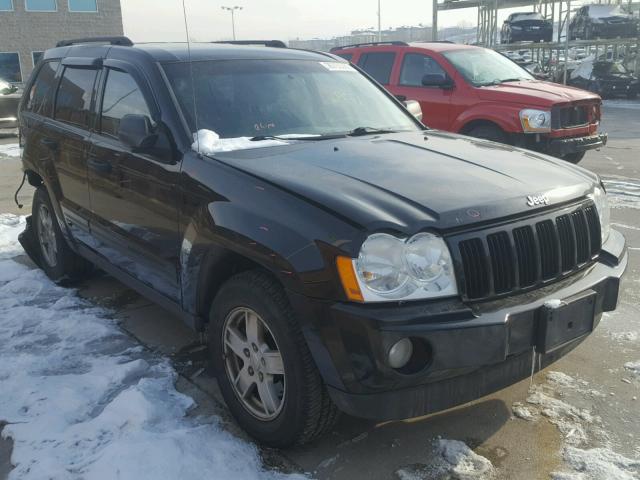 1J4HR48N66C186404 - 2006 JEEP GRAND CHER BLACK photo 1