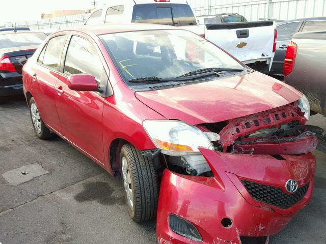 JTDBT4K32BL004129 - 2011 TOYOTA YARIS RED photo 1