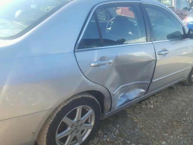 1HGCM66574A026779 - 2004 HONDA ACCORD EX SILVER photo 9