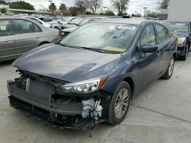 4S3GKAD61H3603577 - 2017 SUBARU IMPREZA PR GRAY photo 2