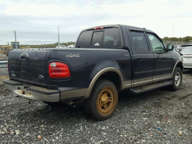 1FTRW08L41KB16750 - 2001 FORD F150 SUPER BLACK photo 4