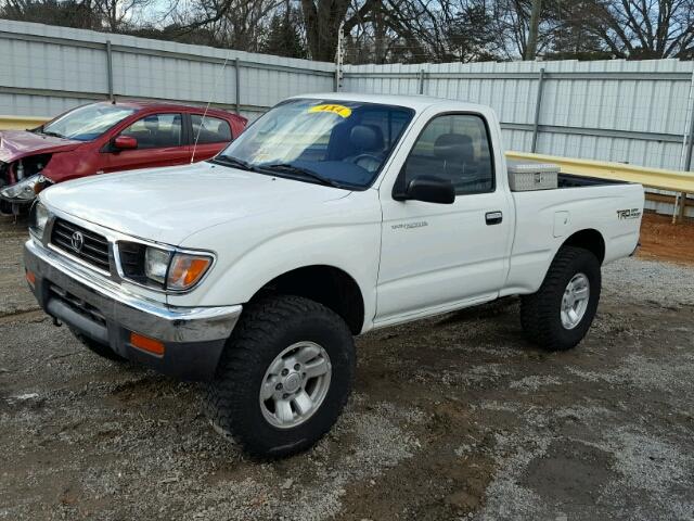 4TAPM62N9VZ250950 - 1997 TOYOTA TACOMA WHITE photo 2