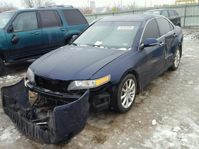 JH4CL969X8C005861 - 2008 ACURA TSX BLUE photo 2