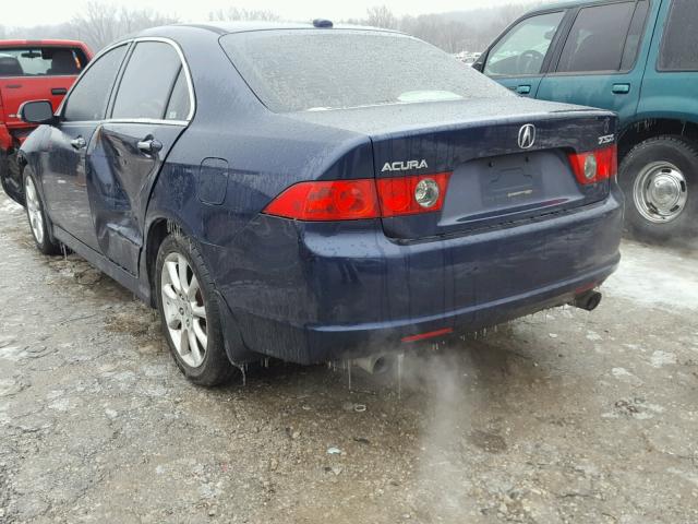 JH4CL969X8C005861 - 2008 ACURA TSX BLUE photo 3