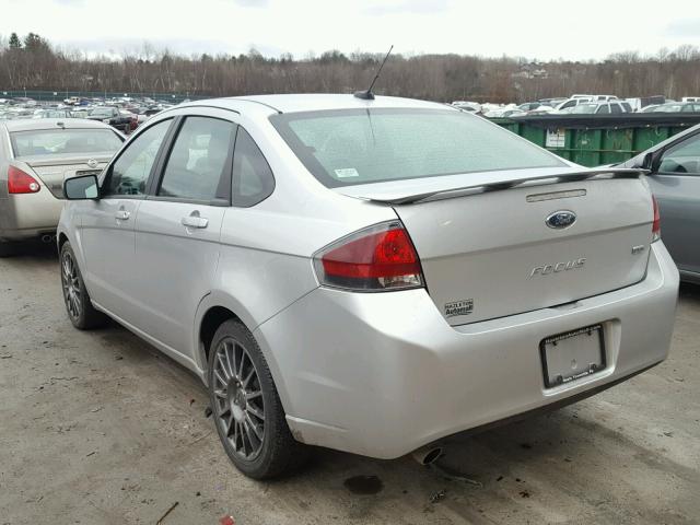 1FAHP3GN0AW141205 - 2010 FORD FOCUS SES SILVER photo 3