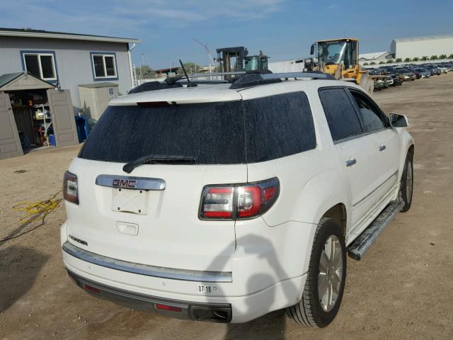 1GKKRTKD6EJ341408 - 2014 GMC ACADIA DEN WHITE photo 4