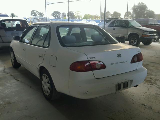 1NXBR12E51Z554766 - 2001 TOYOTA COROLLA CE WHITE photo 3