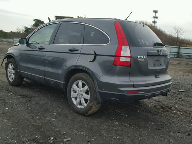 5J6RE4H40BL056491 - 2011 HONDA CR-V SE GRAY photo 3