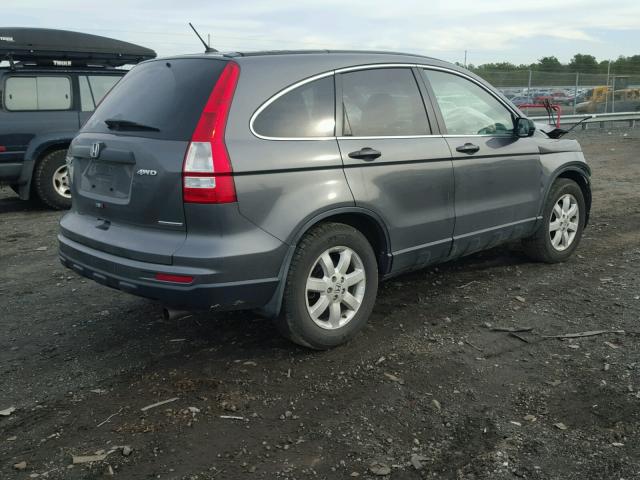 5J6RE4H40BL056491 - 2011 HONDA CR-V SE GRAY photo 4