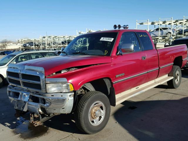 3B7KF23D6VM598858 - 1997 DODGE RAM 2500 RED photo 2