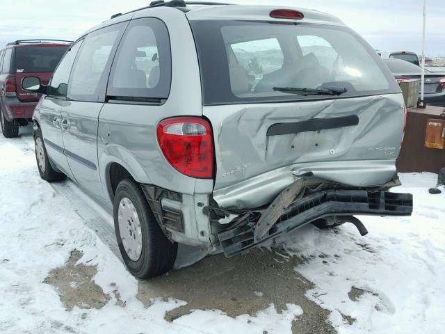 1C4GJ25B83B147760 - 2003 CHRYSLER VOYAGER SILVER photo 3