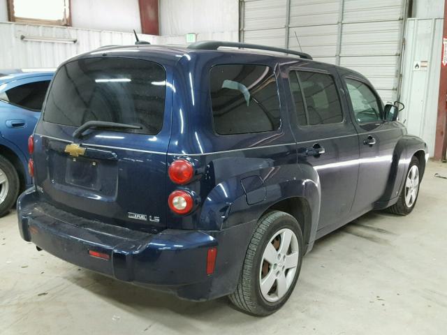 3GNCA13B69S602895 - 2009 CHEVROLET HHR LS BLUE photo 4