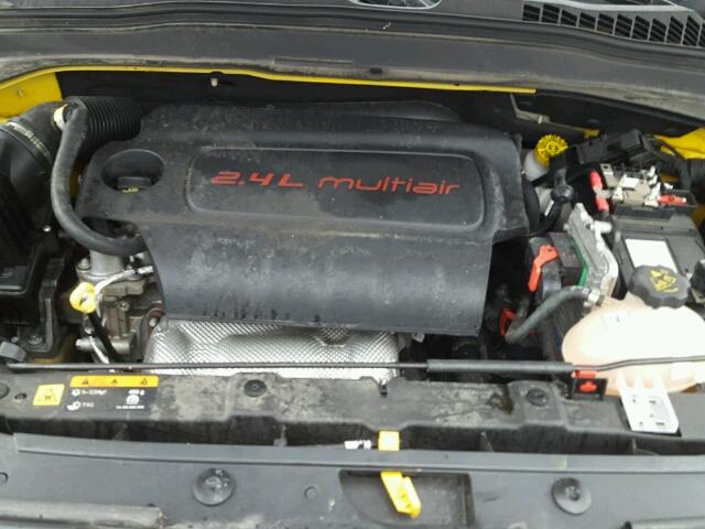 ZACCJBAB6HPF48001 - 2017 JEEP RENEGADE S YELLOW photo 7