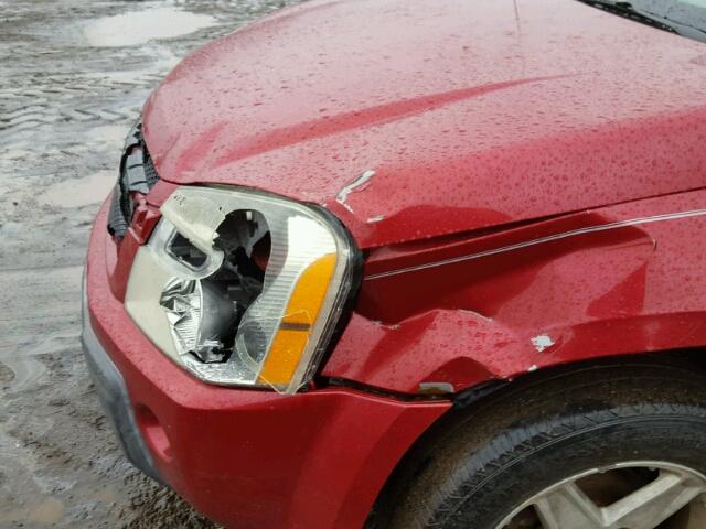 2CNDL73F166164158 - 2006 CHEVROLET EQUINOX LT RED photo 10