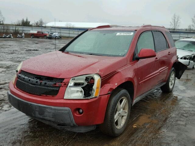 2CNDL73F166164158 - 2006 CHEVROLET EQUINOX LT RED photo 2