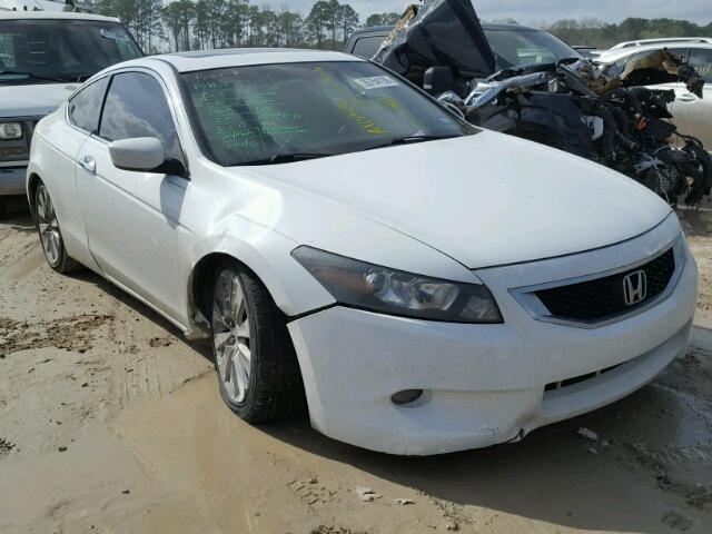 1HGCS22858A015350 - 2008 HONDA ACCORD EXL WHITE photo 1