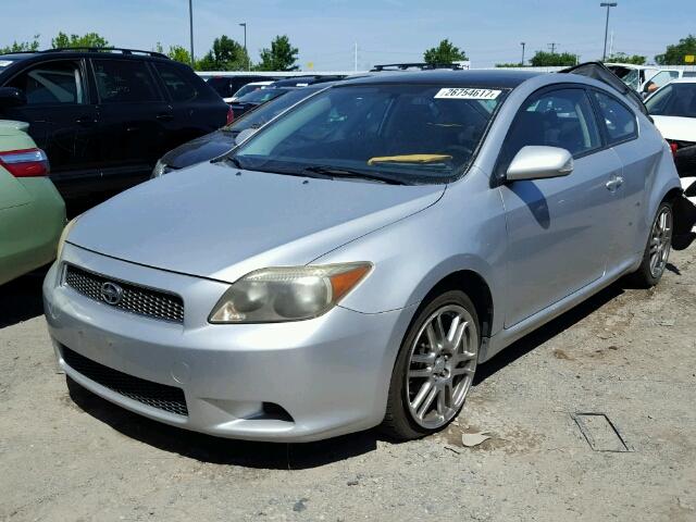 JTKDE177260113512 - 2006 TOYOTA SCION TC SILVER photo 2