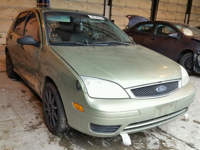 1FAFP37N87W110221 - 2007 FORD FOCUS ZX5 GREEN photo 1