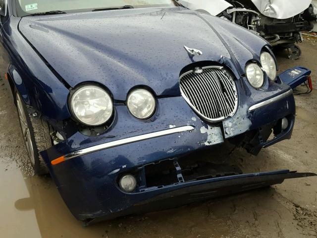 SAJWA01T95FN17335 - 2005 JAGUAR S-TYPE BLUE photo 9