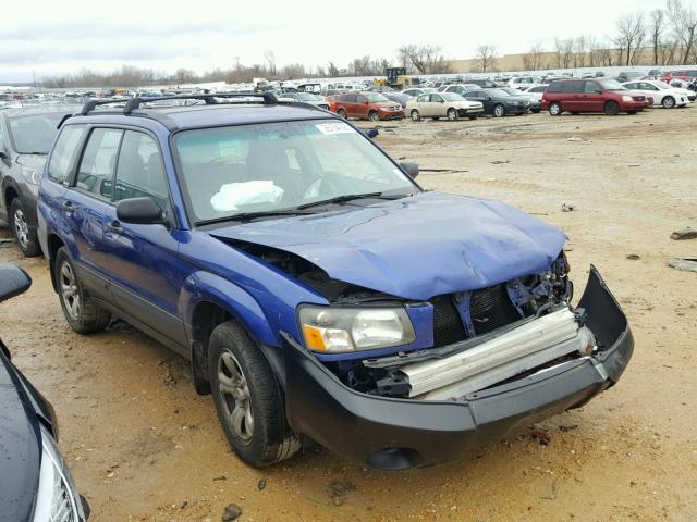 JF1SG63673H745590 - 2003 SUBARU FORESTER 2 BLUE photo 1