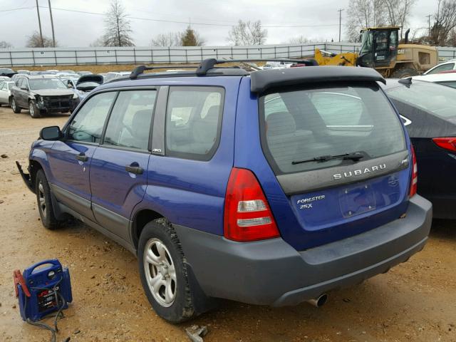 JF1SG63673H745590 - 2003 SUBARU FORESTER 2 BLUE photo 3