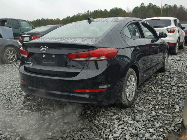 5NPD74LF9HH147629 - 2017 HYUNDAI ELANTRA SE BLACK photo 4