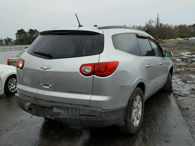 1GNKRGED1BJ131946 - 2011 CHEVROLET TRAVERSE L SILVER photo 4