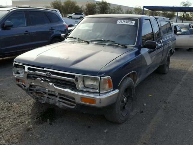 JT4VN93G6K5004600 - 1989 TOYOTA PICKUP 1/2 BLUE photo 2