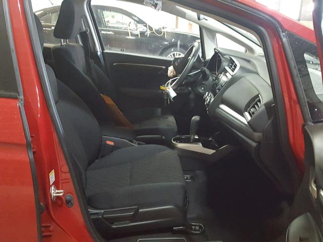 JHMGK5H57GS010351 - 2016 HONDA FIT LX أحمر صورة 5