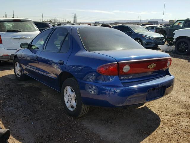 1G1JC52F857184167 - 2005 CHEVROLET CAVALIER BLUE photo 3