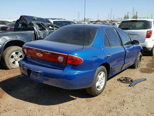 1G1JC52F857184167 - 2005 CHEVROLET CAVALIER BLUE photo 4