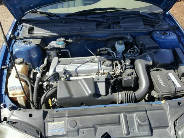 1G1JC52F857184167 - 2005 CHEVROLET CAVALIER BLUE photo 7