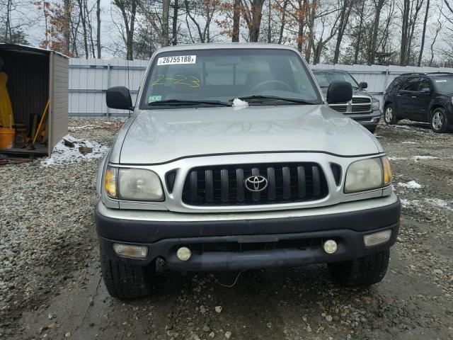 5TEWN72N01Z808962 - 2001 TOYOTA TACOMA XTR SILVER photo 9