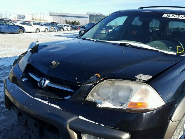 2HNYD18652H003958 - 2002 ACURA MDX TOURIN BLACK photo 9