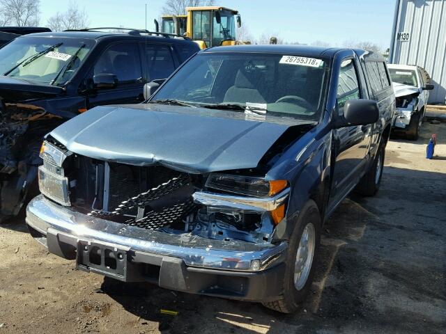 1GCCS149478225555 - 2007 CHEVROLET COLORADO BLUE photo 2