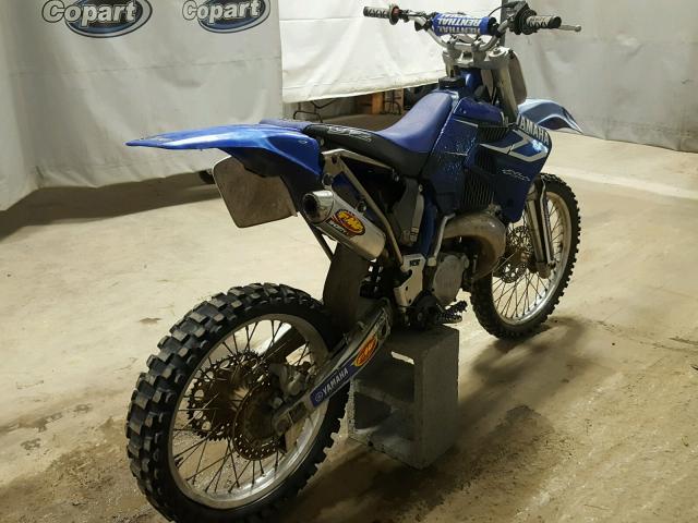 JYA4XLW06VA001382 - 1997 YAMAHA YZ2501 BLUE photo 4