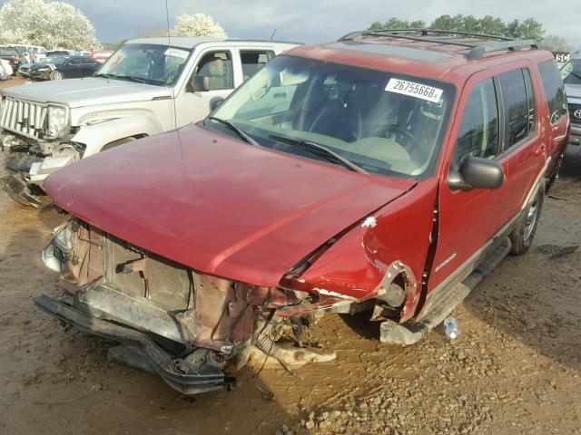 1FMDU74E02ZB68865 - 2002 FORD EXPLORER E RED photo 2