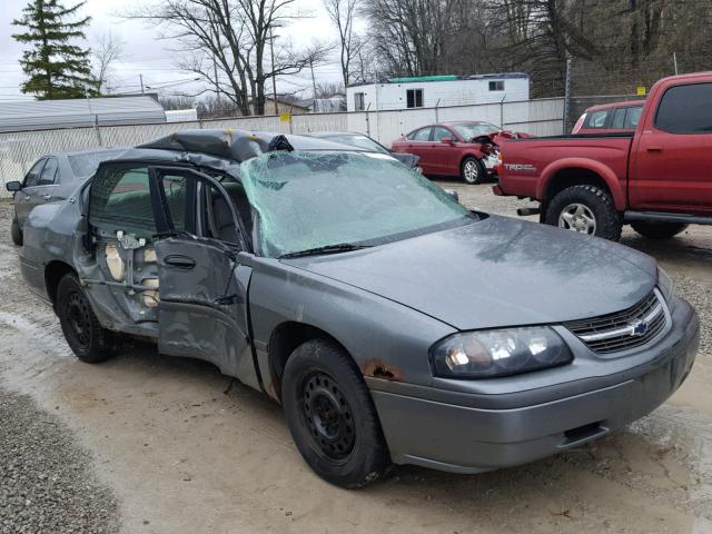 2G1WF52E049294910 - 2004 CHEVROLET IMPALA GRAY photo 1